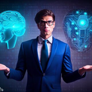 Homem apresenta os Tipos de Inteligência Artificial